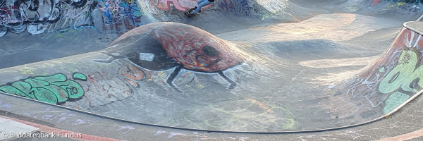 Freizeitvergnügen im Skatepark